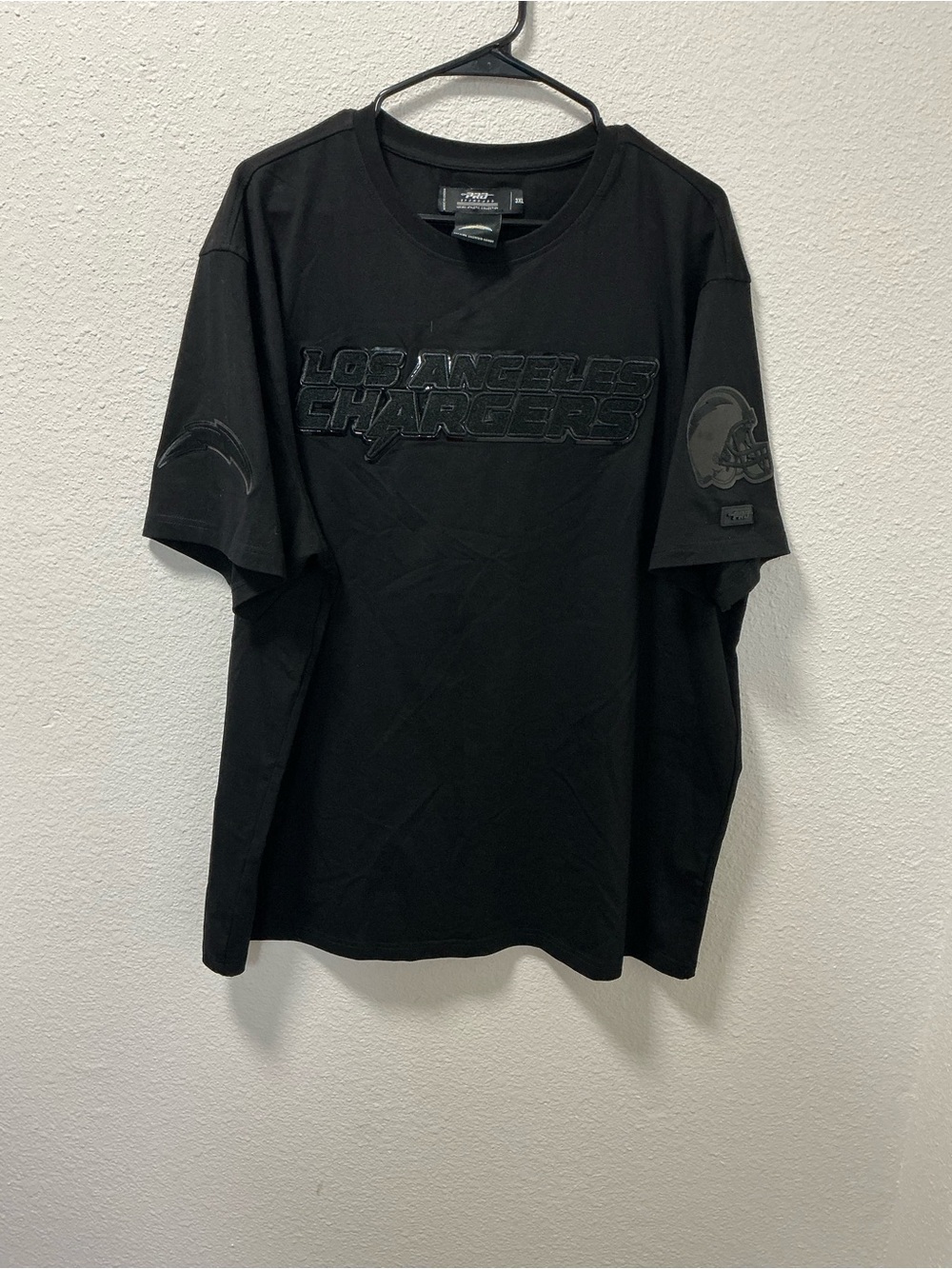 Los Angeles Chargers Black Short Sleeve Graphic Tee-size 3XL